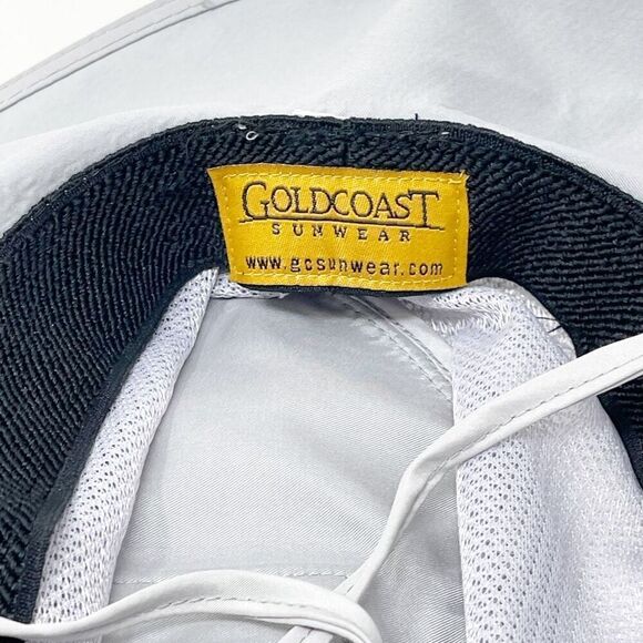 Goldcoast Sunwear Hat Light Gray Drawstring Outdoor Sun Hat Cap OSFM Used - Picture 8 of 11